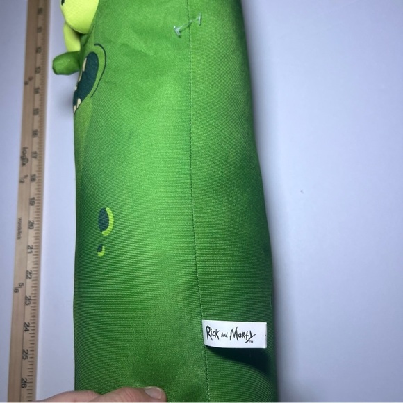 Adult Swim Pickle Rick Rick and Morty Stuffed Animal Plush Toy Doll Green 19” - Picture 4 of 4
